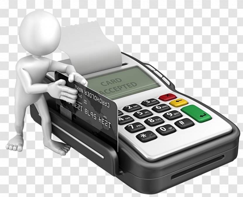 Credit Card Payment Terminal - Robot Transparent PNG