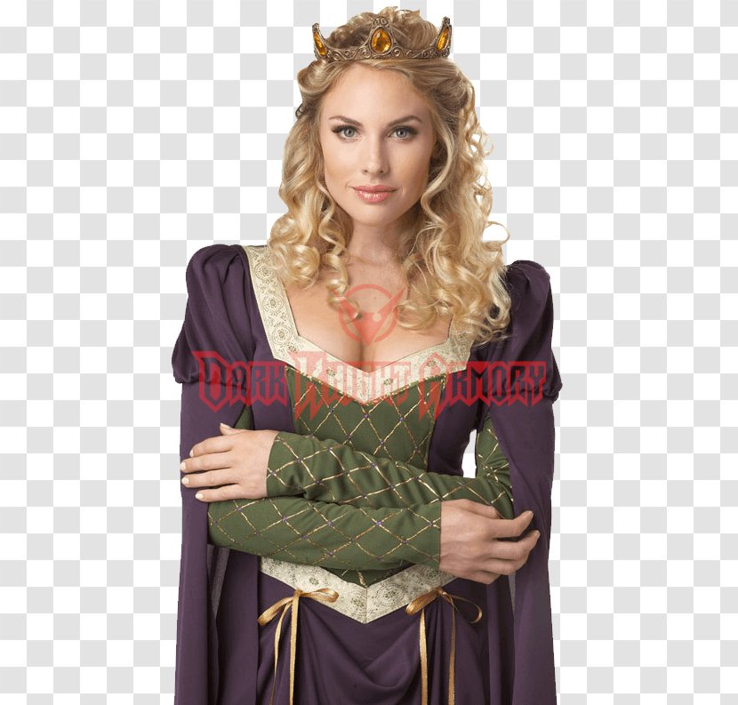 Lady In Waiting Costume Clothing Dress Gown - Blouse Transparent PNG