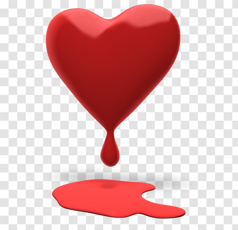 Heart Animation Bleeding Clip Art - Silhouette Transparent PNG