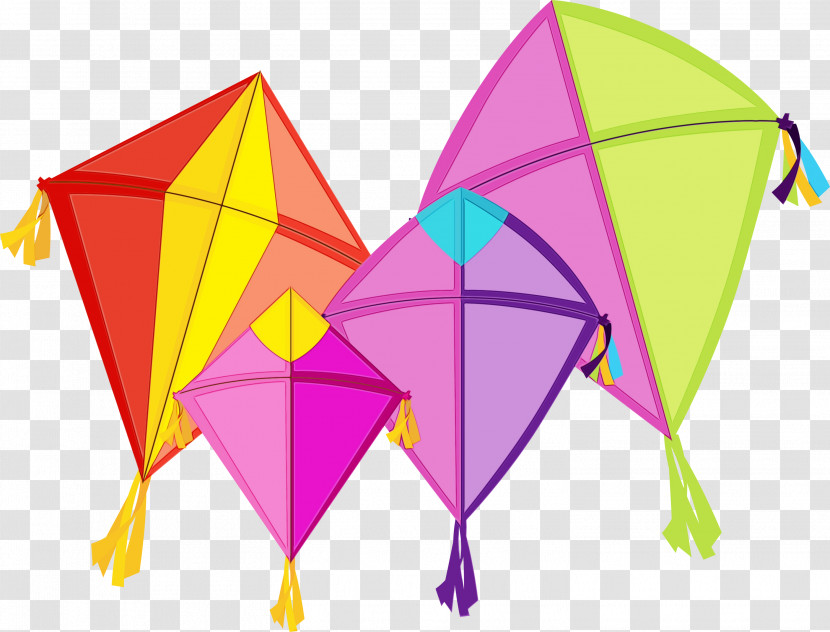 Kite Sport Kite Triangle Triangle Transparent PNG