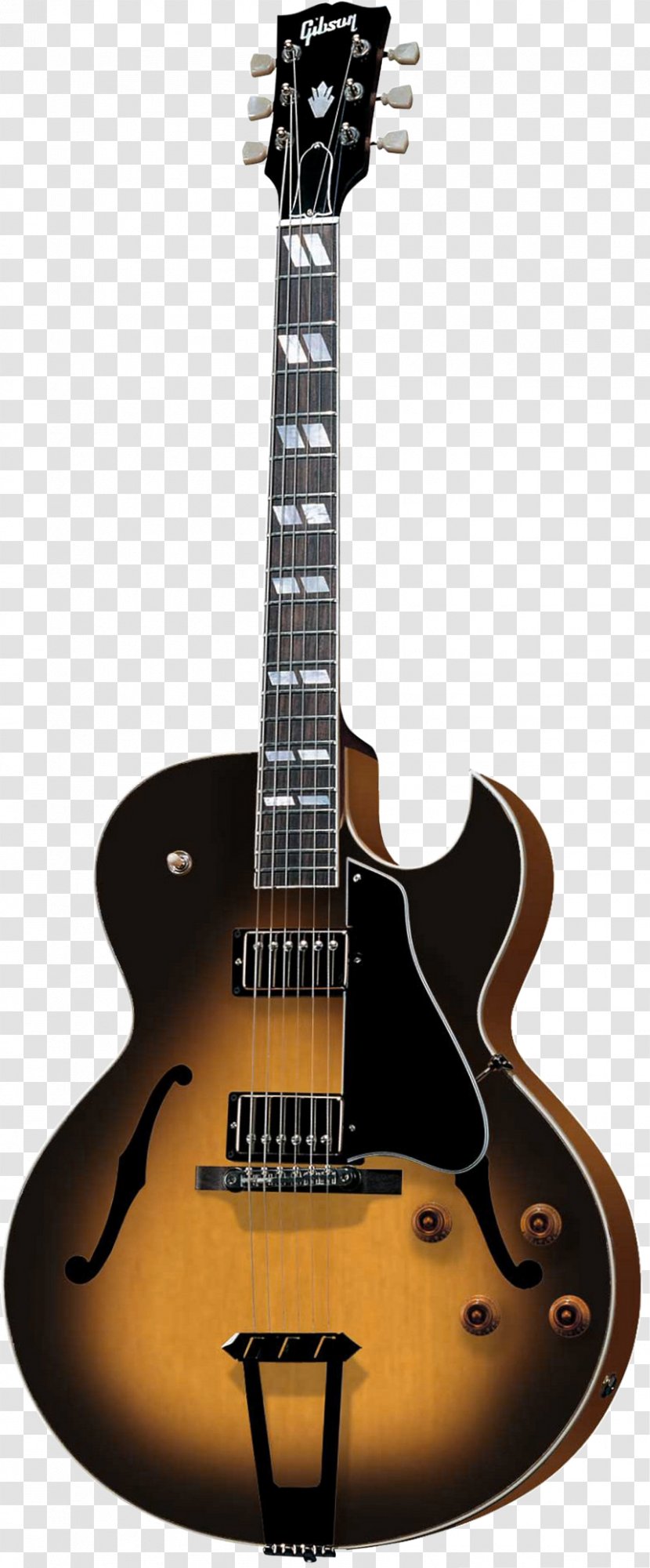 Gibson ES-175 ES-335 Electric Guitar Brands, Inc. - Sunburst Transparent PNG