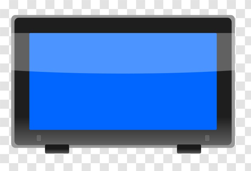 Computer Monitors Liquid-crystal Display Widescreen Flat Panel Clip Art - Output Device - Lcd Television Transparent PNG