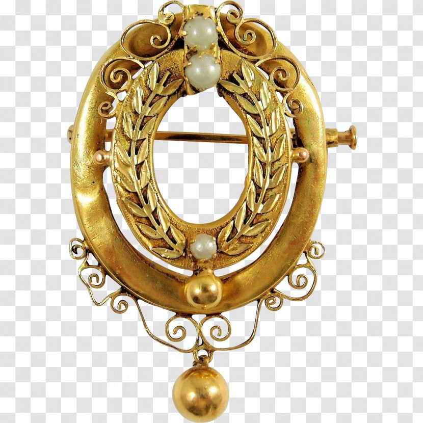 Victorian Era Jewellery Brooch Gold Antique - Fashion Accessory Transparent PNG