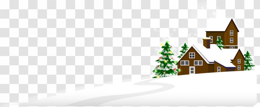 Logo Brand Pattern - Christmas - Vector House And Snow Transparent PNG