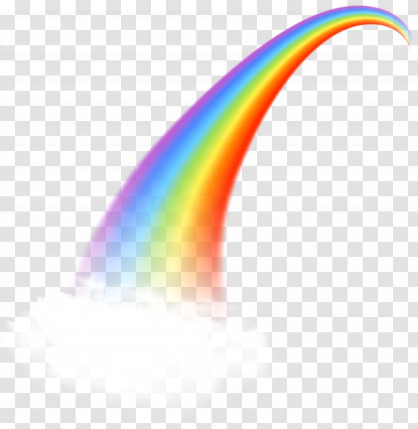 Rainbow Cloud - Double Clouds Transparent PNG