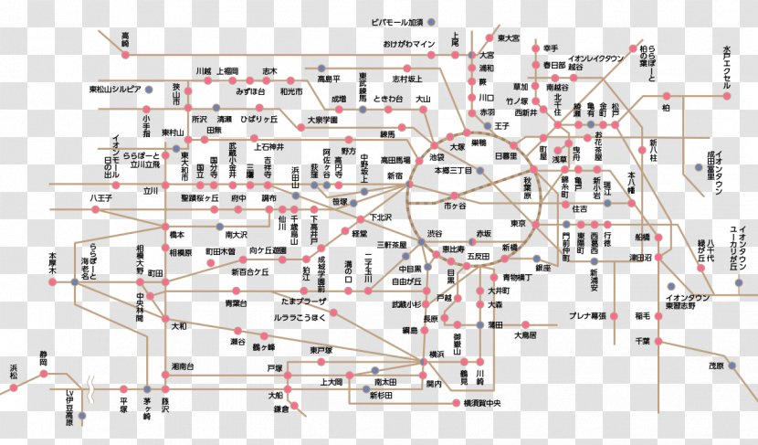 LAVA Kagurazaka Diagram Transit Map - Tokyo - Lava Transparent PNG