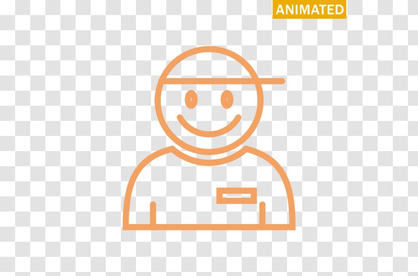 Smiley Brand Cartoon - Text - Cute Line Orange Transparent PNG