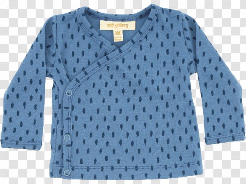 Blouse T-shirt Polka Dot Sleeve Button - Tshirt Transparent PNG