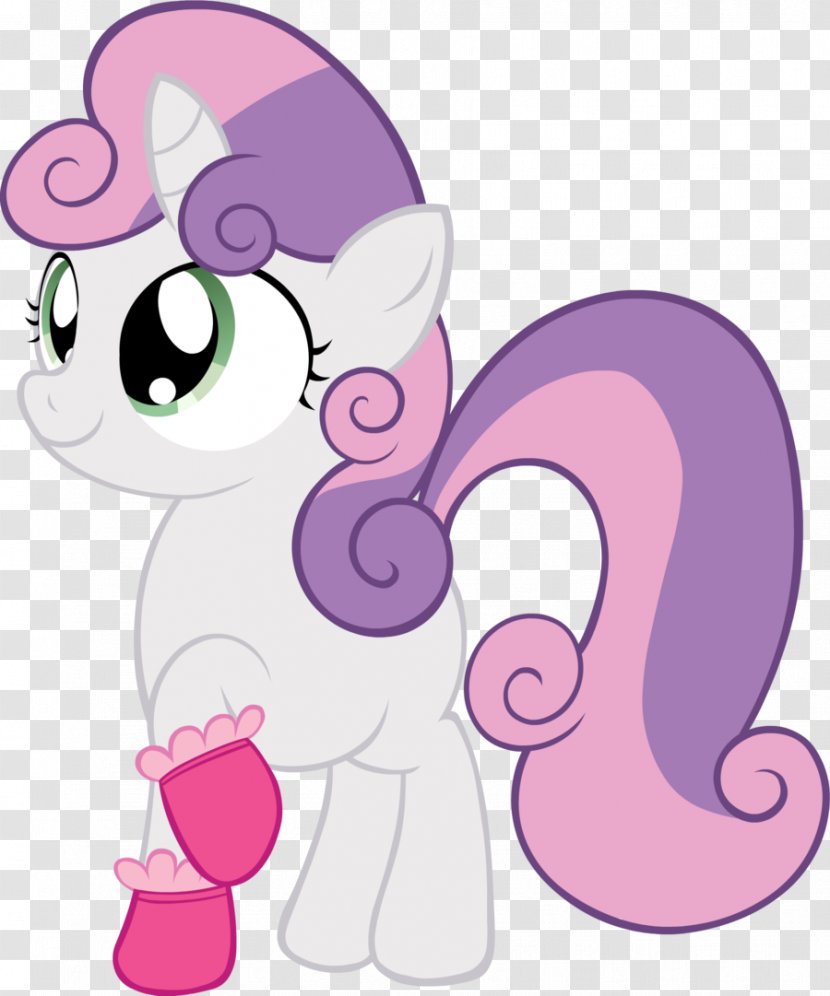 Pony Sweetie Belle Horse Apple Bloom Pinkie Pie - Watercolor Transparent PNG