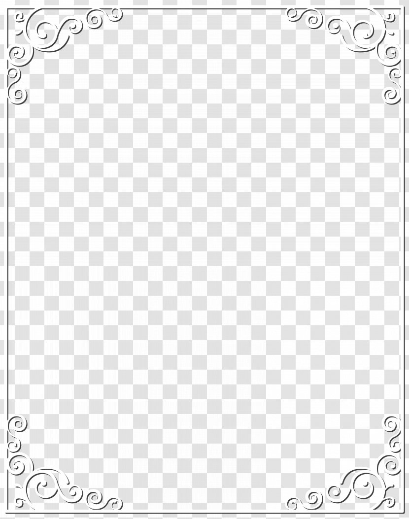 Black And White Point Angle Pattern - Text - Border Frame Clip Art Image Transparent PNG