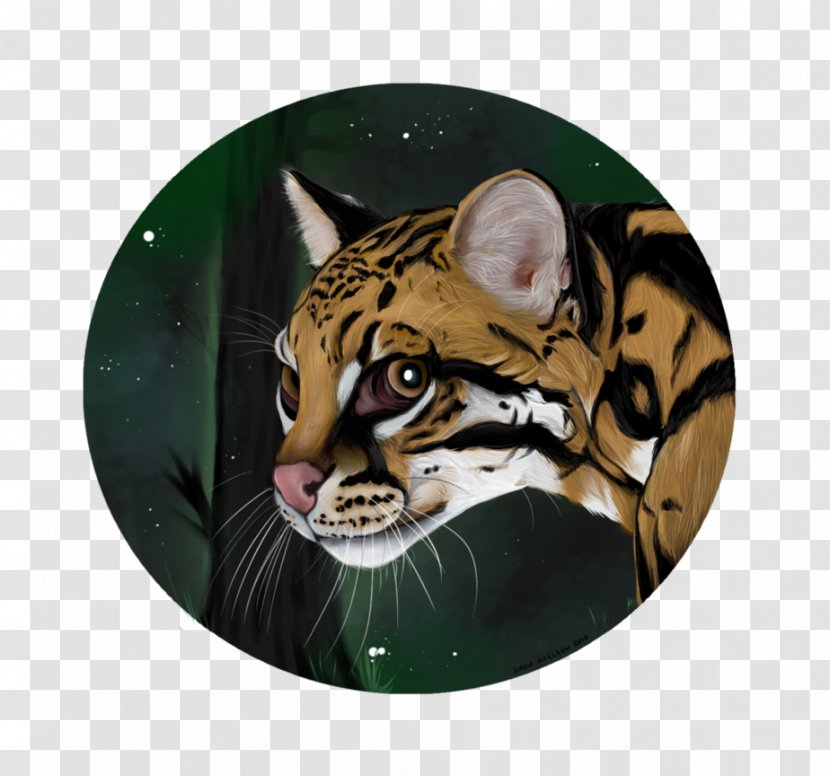 Ocelot Tiger Big Cat Puma - Mammal Transparent PNG