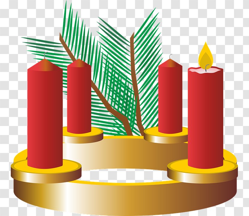 Advent Candle Wreath Sunday Clip Art - Candles Transparent PNG