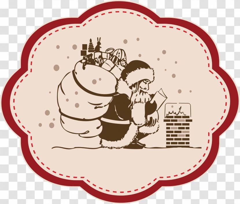 Illustration Santa Claus Clip Art Christmas Day Food - Frame - Neuesten Nachrichten Catania Transparent PNG