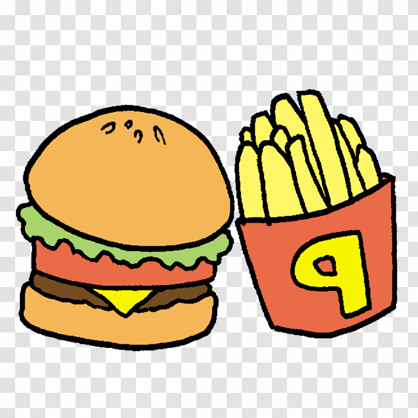 Yellow Headgear Fast Food Icon Area Transparent PNG