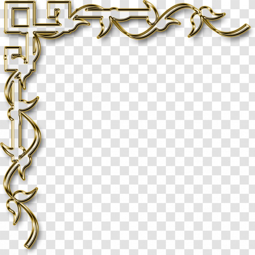 Picture Frames Ornament Clip Art - Body Jewelry - Decorative Border Transparent PNG