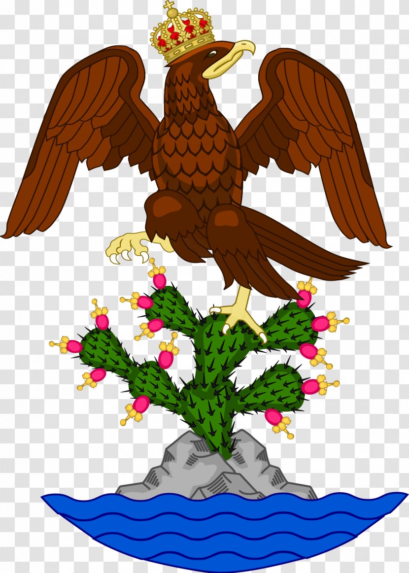 First Mexican Empire Second Mexico City Republic Coat Of Arms - Fictional Character - Bandera Watercolor Transparent PNG