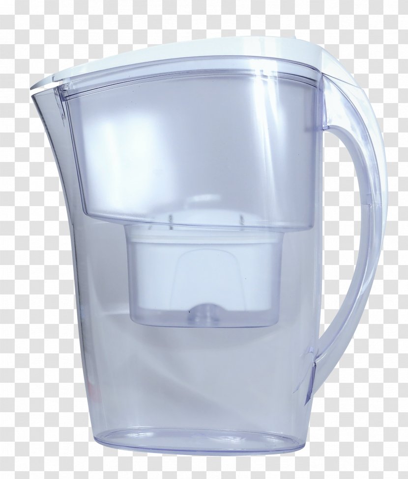 Jug Water Filter Pitcher Filtration - Food Processor - Glass Transparent PNG