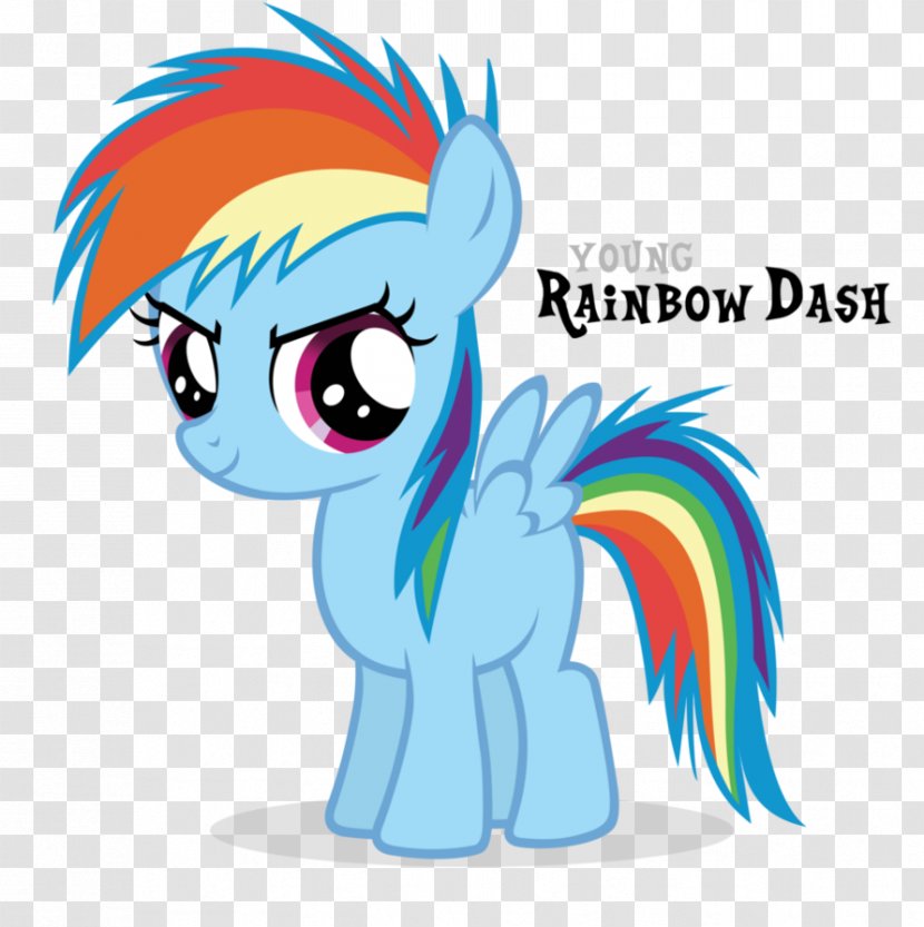 Rainbow Dash Pony Fluttershy Rarity Filly - My Little Transparent PNG