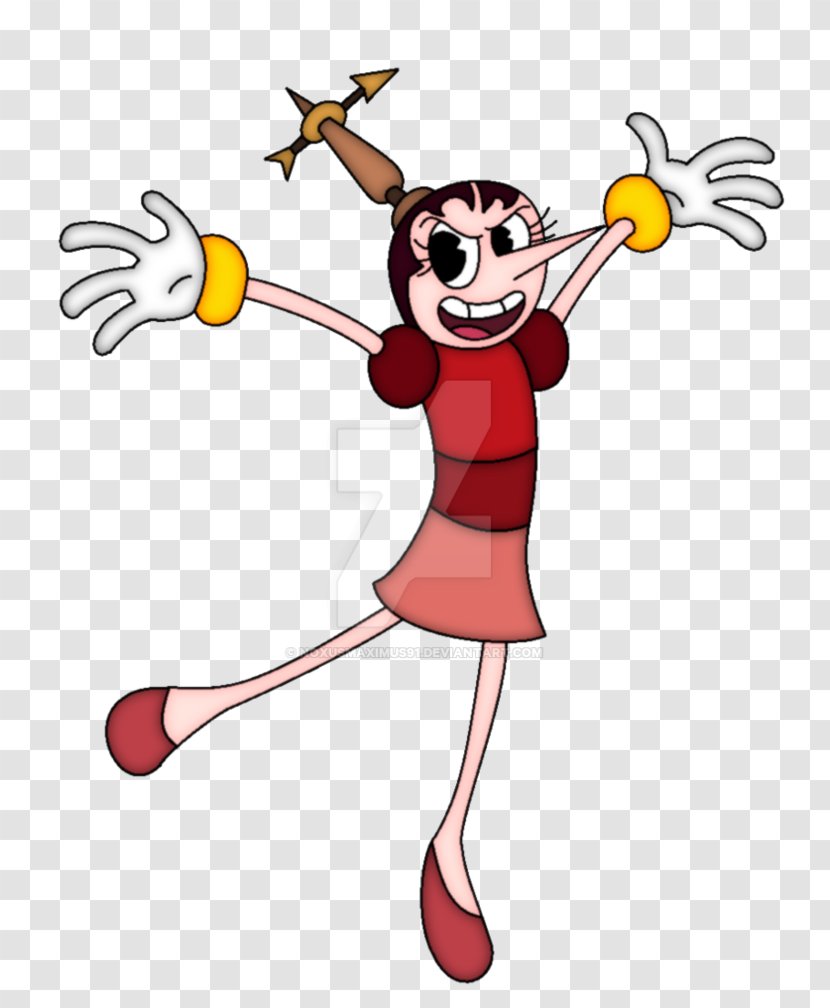 Cuphead Boss Art Clip - Happiness - Hilda Transparent PNG