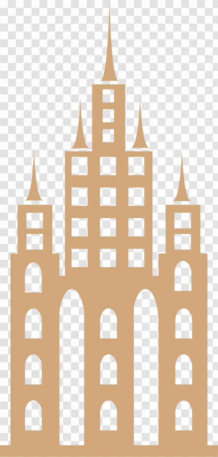 Silhouette Architecture Church - Motif - The Yellow Transparent PNG