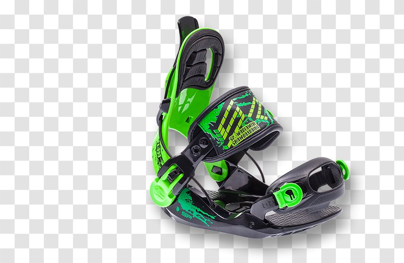 Snowboarding Ski Bindings Sports Winter Sport - Green Black Transparent PNG