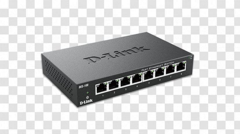 Gigabit Ethernet D-Link Network Switch Fast Transparent PNG