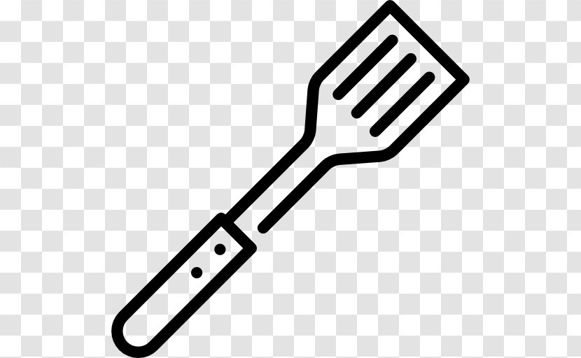 Barbecue Spatula Kitchen Utensil Tool - Black And White Transparent PNG