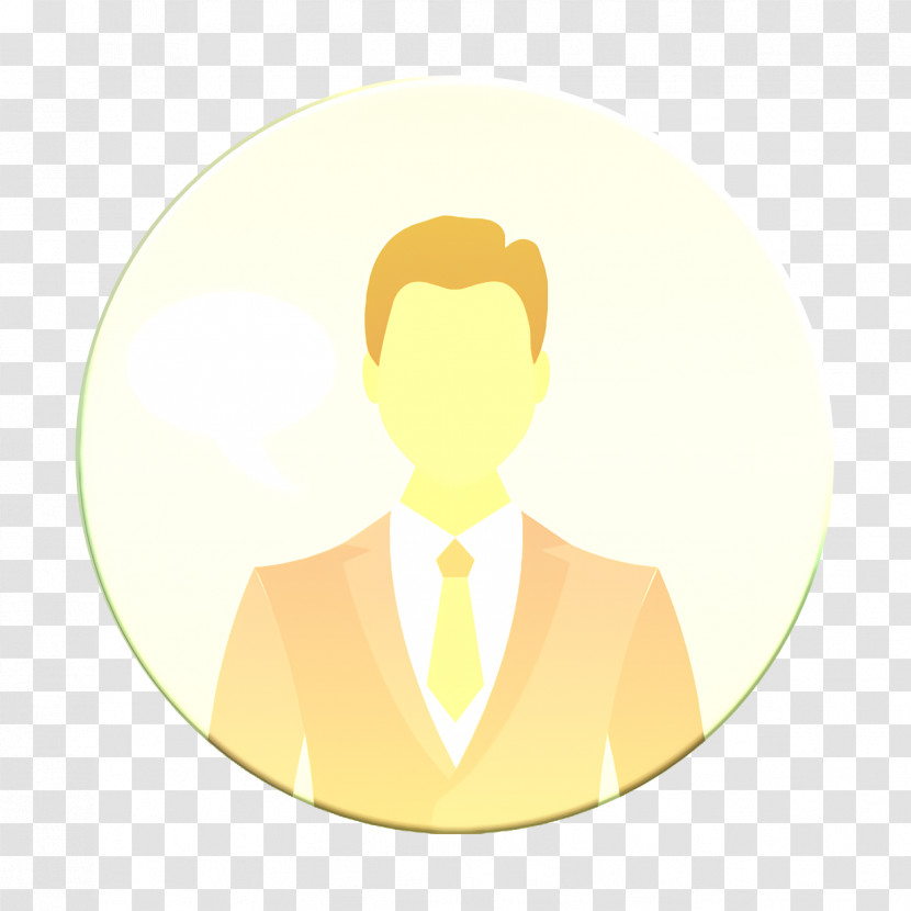 Man Icon Communication Icon Boss Icon Transparent PNG