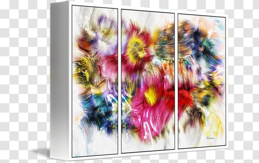 Floral Design Painting Modern Art Picture Frames - Flower Transparent PNG