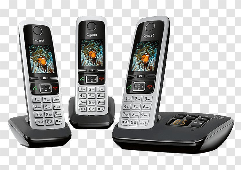 Gigaset C430A Cordless Telephone Communications Digital Enhanced Telecommunications - Feature Phone Transparent PNG