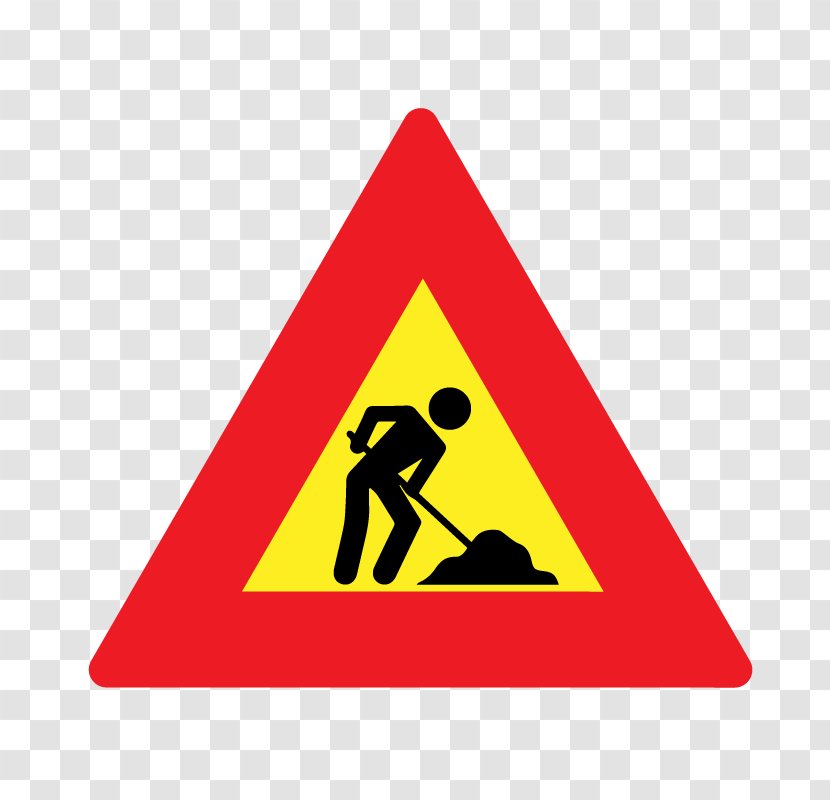 Traffic Sign Roadworks Stock Photography - Hazard Transparent PNG