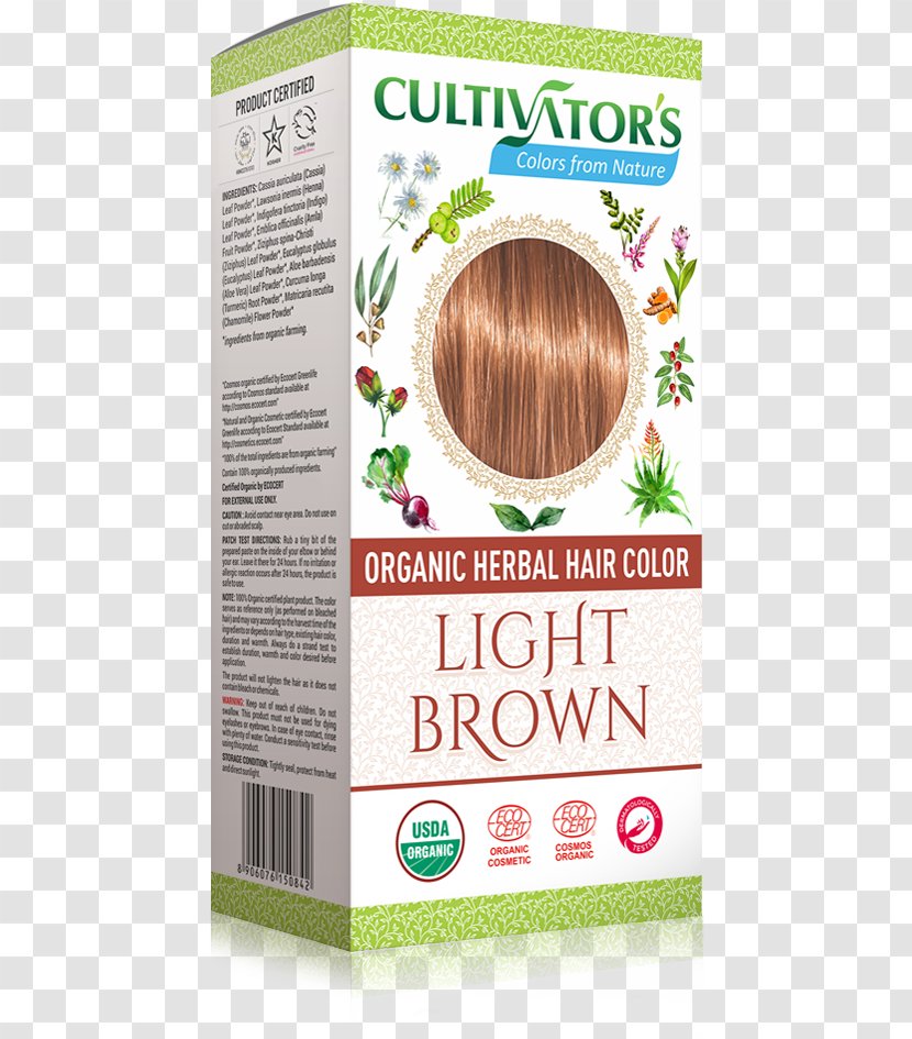 Human Hair Color Organic Food Brown Henna - Caramel Transparent PNG