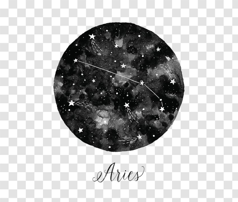 Aries Zodiac Astrological Sign Horoscope Illustration - Constellation - Planet Transparent PNG