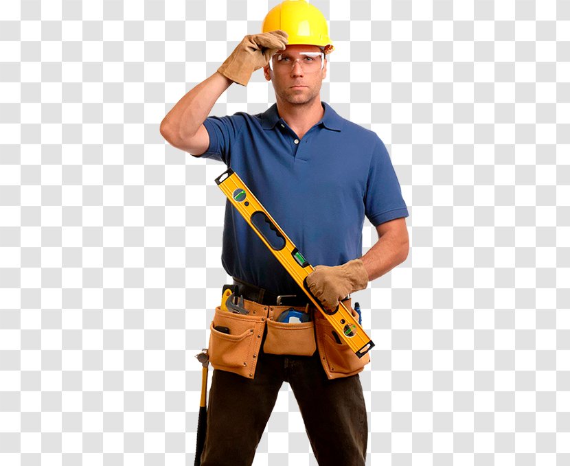 Architectural Engineering Construction Worker Building Materials Laborer - Electric Blue Transparent PNG