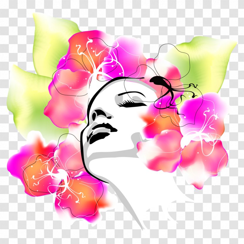 Serpukhov Esther Grup - Floristry - Watercolor Flowers Woman Transparent PNG