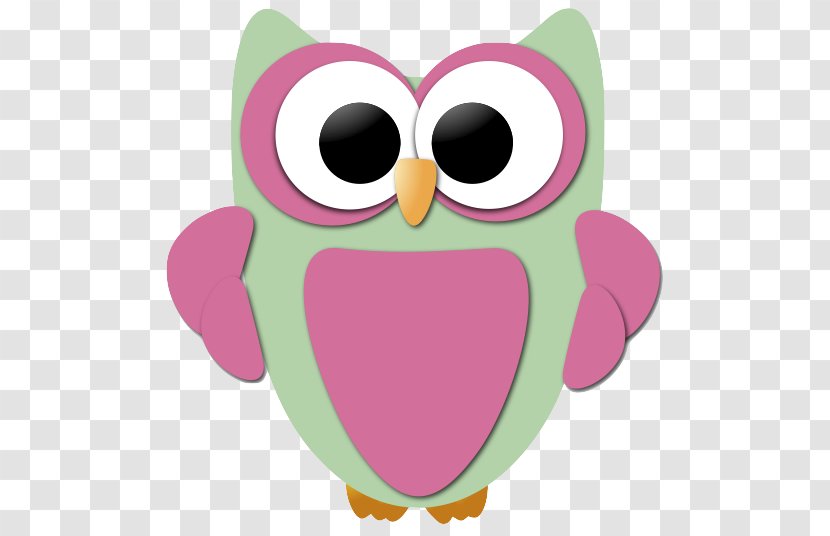 Owl Pink M Beak Clip Art - Flower Transparent PNG