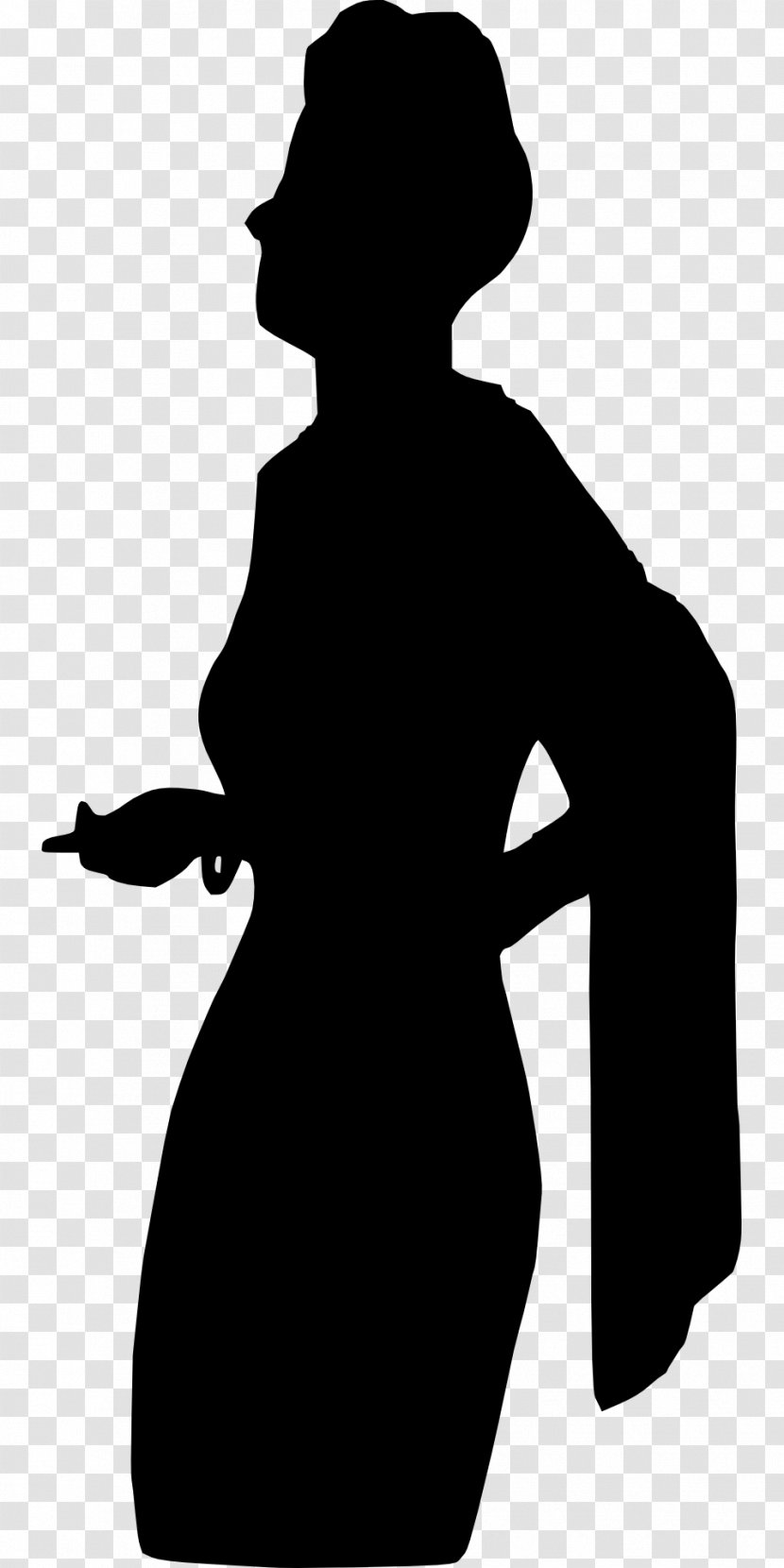 Silhouette Woman Clip Art - Joint Transparent PNG