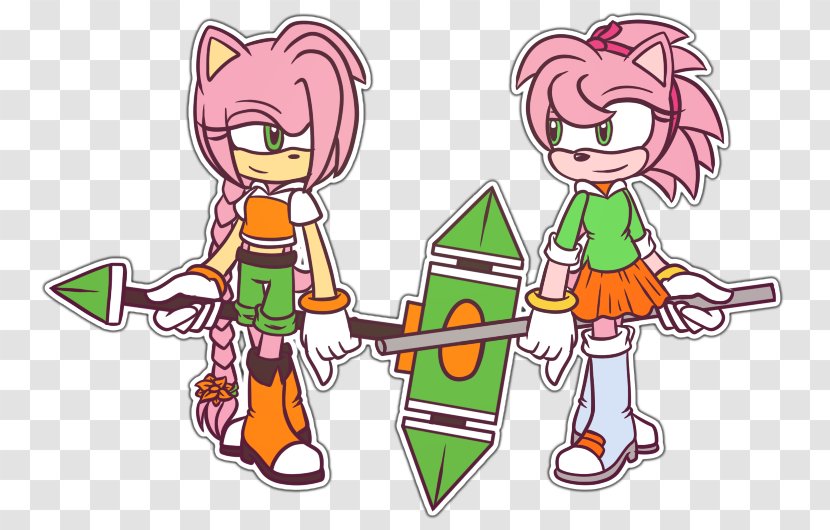 Amy Rose Sonic The Hedgehog Fan Art Character - Silhouette - Tree Transparent PNG