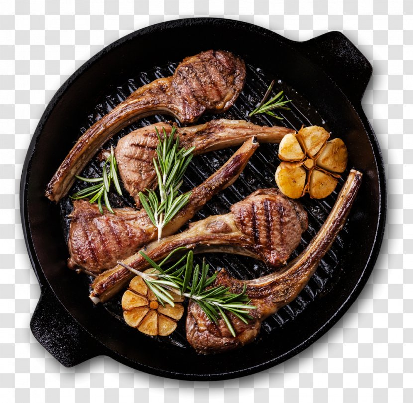 Gobi Manchurian Ribs Lamb And Mutton Rosemary Herb - Grilling - Meat Transparent PNG