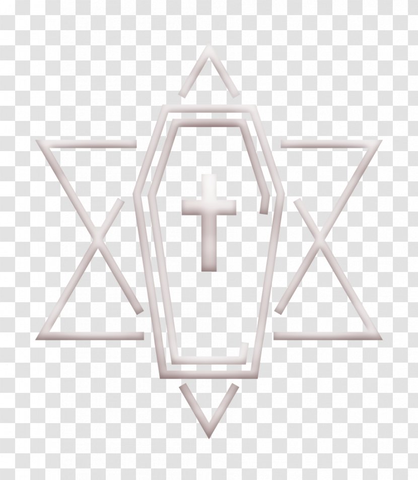 Burial Icon Cemetery Coffin - Logo - Symmetry Symbol Transparent PNG