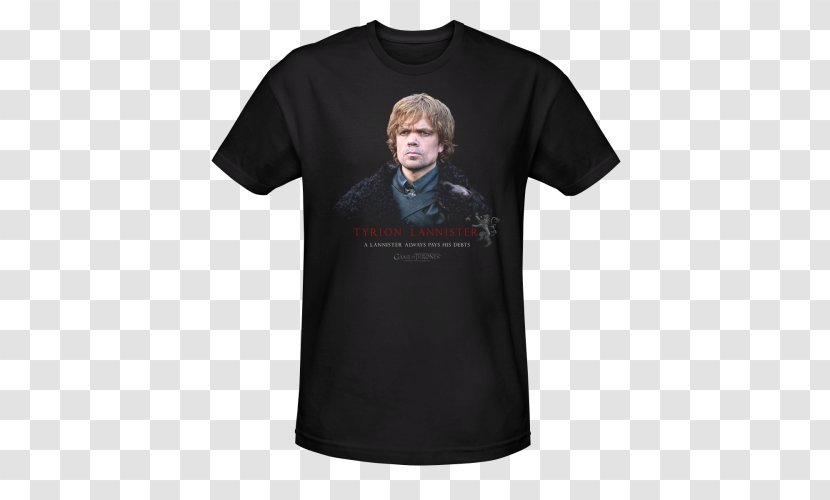 Turtle T-shirt Tyrion Lannister HBO - Clothing - Peter Dinklage Transparent PNG