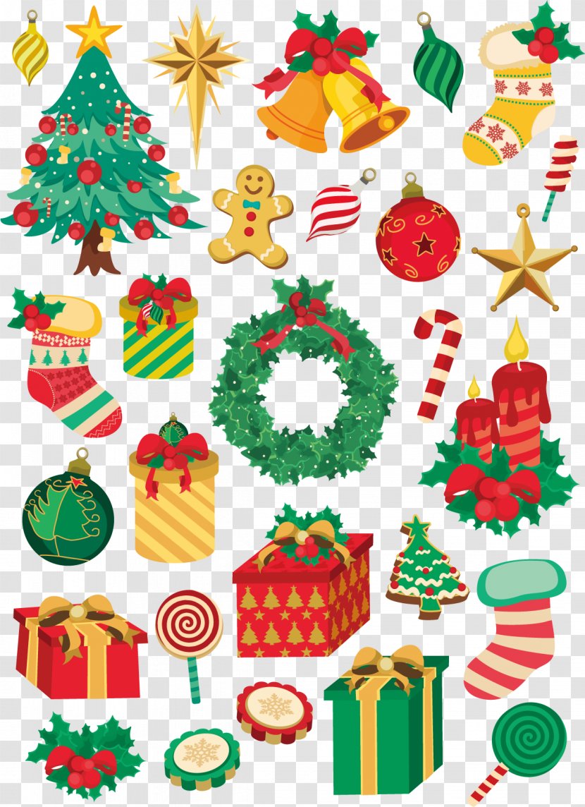 Christmas Tree - Mistletoe - Element Vector Transparent PNG