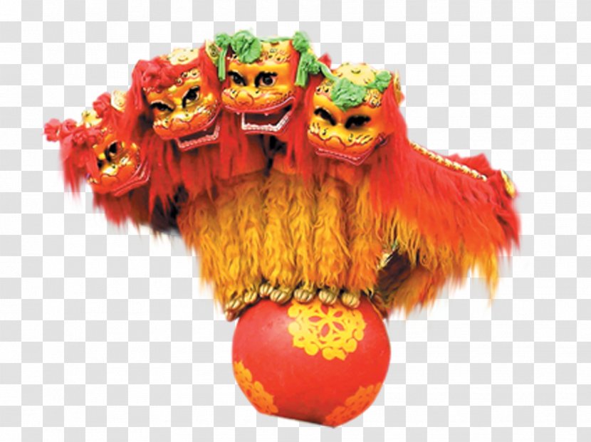 Lion Dance Performance Dragon Chinese New Year Transparent PNG