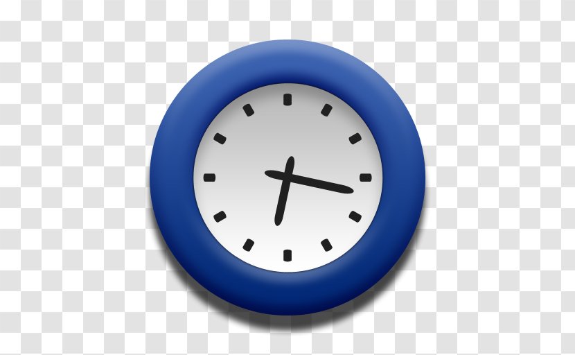 Wall Clock Electric Blue Transparent PNG