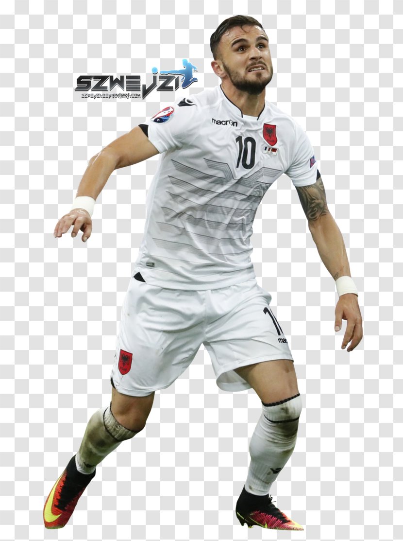 Armando Sadiku Albania National Football Team Player Sport - Newspaper - Shoe Transparent PNG