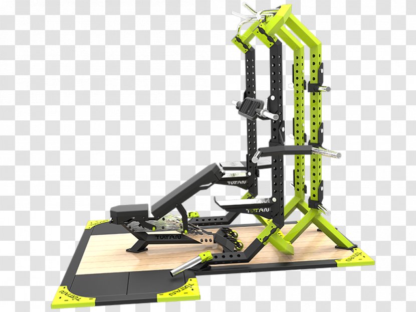 Power Rack Exercise Equipment Fitness Centre Weight Training - Barbell Transparent PNG