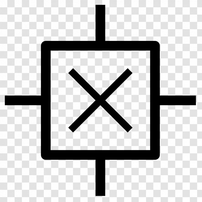 Hall Effect Sensor Electronic Symbol Current - Electronics - Halls Transparent PNG