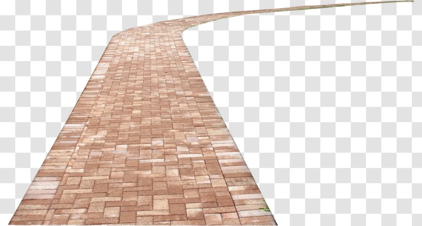 Road Clip Art - Surface - Brick Pavement Transparent PNG