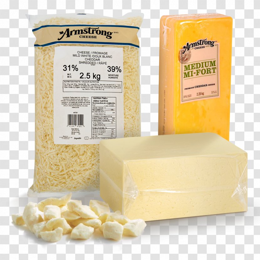 Processed Cheese Mozzarella Cheddar - Ingredient Transparent PNG