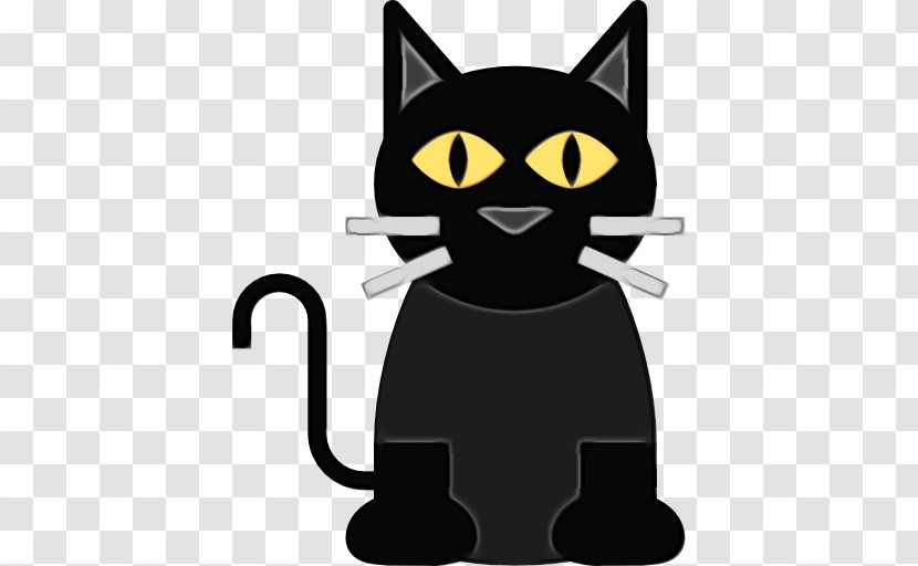 Cat Black Cat Basset Hound Puffy Fluffy Transparent PNG